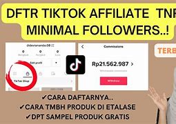 Cara Membuat Link Tiktok Affiliate